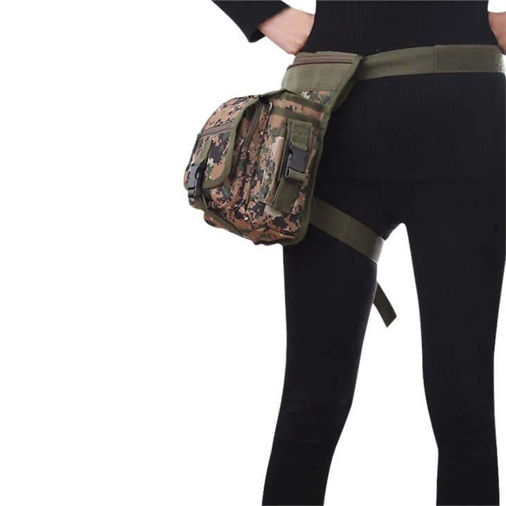 ACU Camouflage Multi-Function Outdoor Military Training Leg Bag Backpack For Tactical